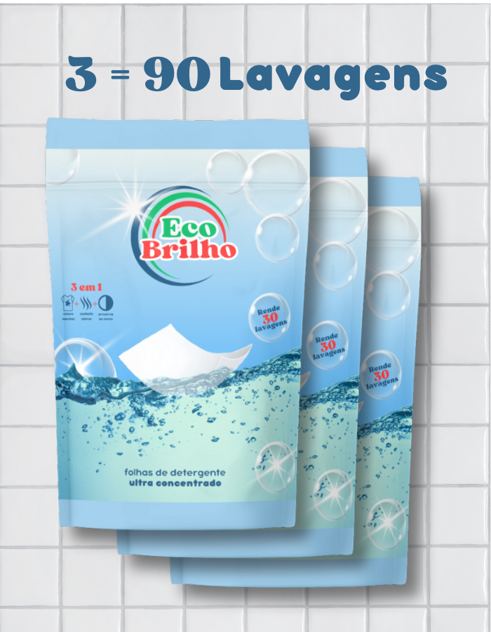 Eco Brilho: Folhas de Detergente Ecológico!