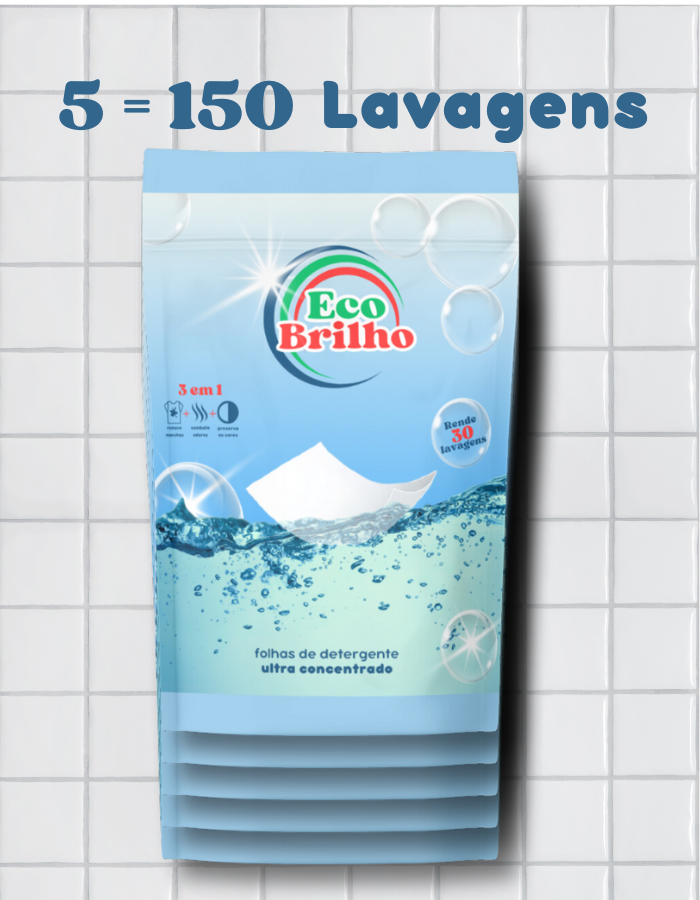 Eco Brilho: Folhas de Detergente Ecológico!