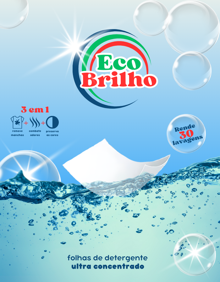 Eco Brilho: Folhas de Detergente Ecológico!